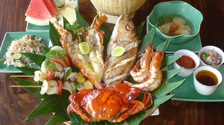 Seafood Basket with lobster
