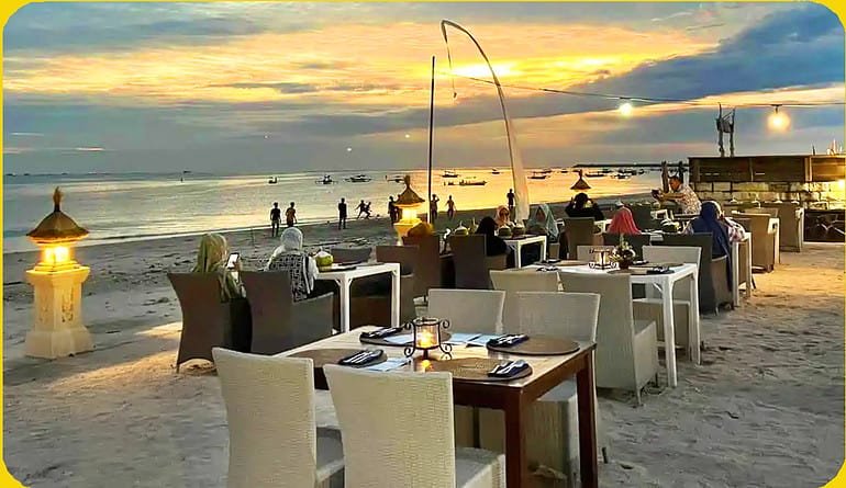 beach dinner jimbaran bay